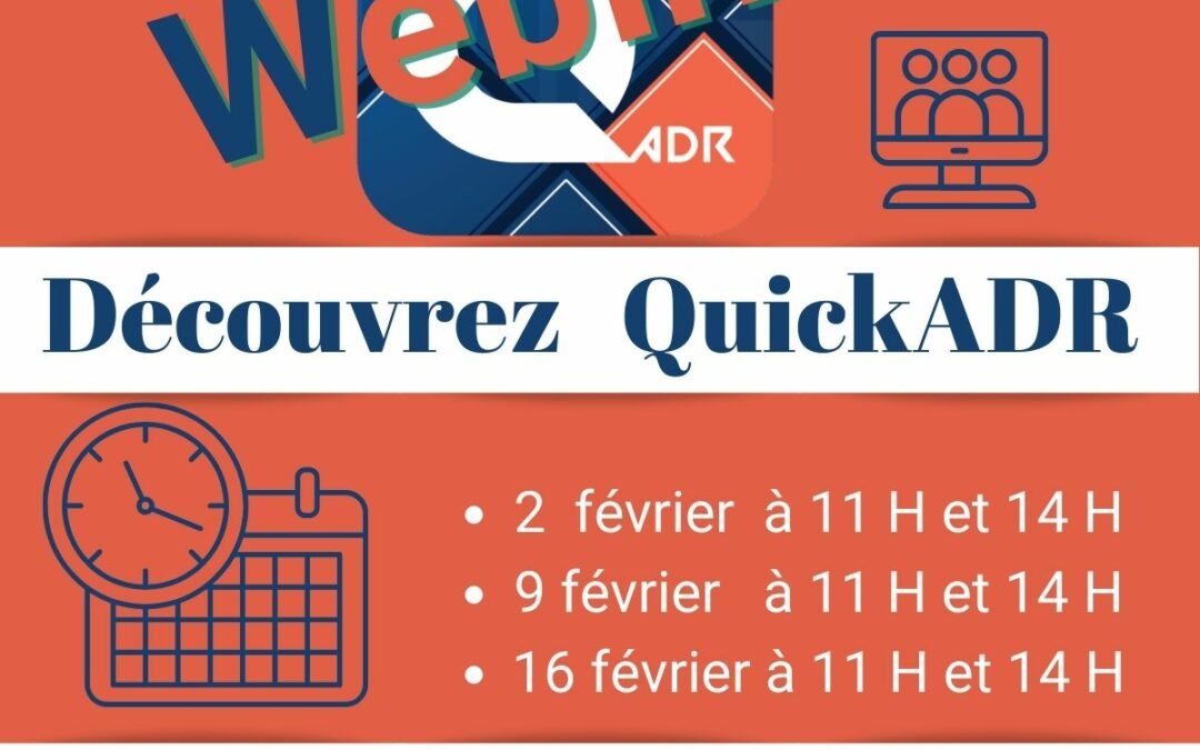 Webinaire QuickAdr