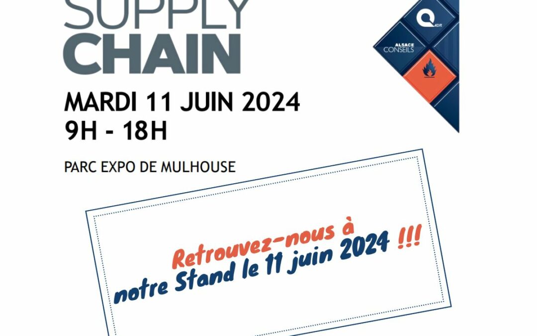 QuickADR sera présent au Salon Euro Supply Chain le 11 juin 2024