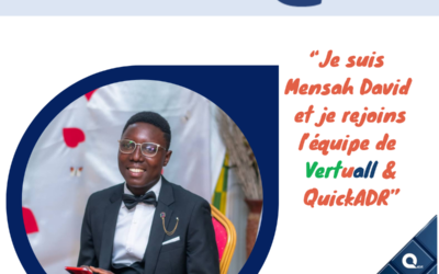 Mensah David rejoint Vertuall & QuickADR